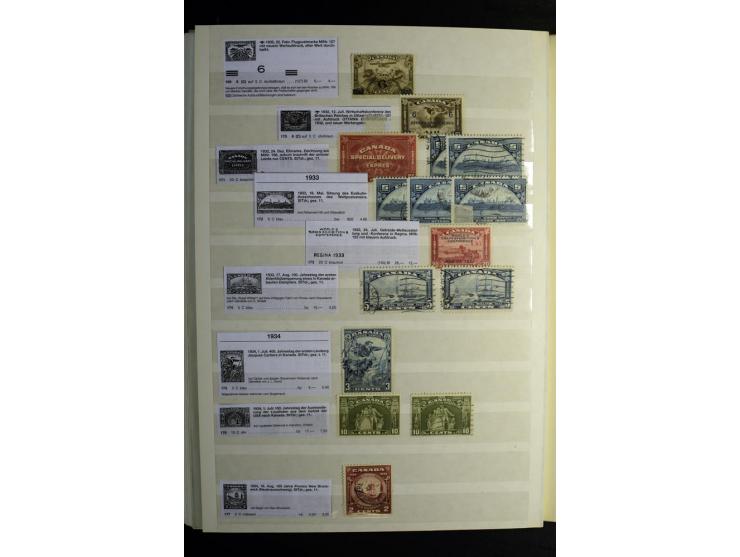 1857/1952, sehr schöne ungebrauchte und gestempelte Sammlung, dabei British Columbia, Vancouver Island, Canada, Neubraunschwe