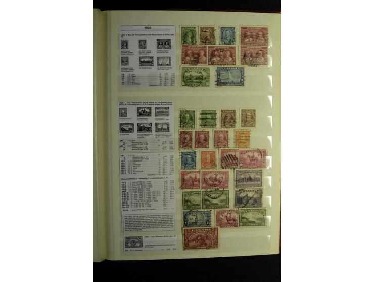 1857/1952, sehr schöne ungebrauchte und gestempelte Sammlung, dabei British Columbia, Vancouver Island, Canada, Neubraunschwe
