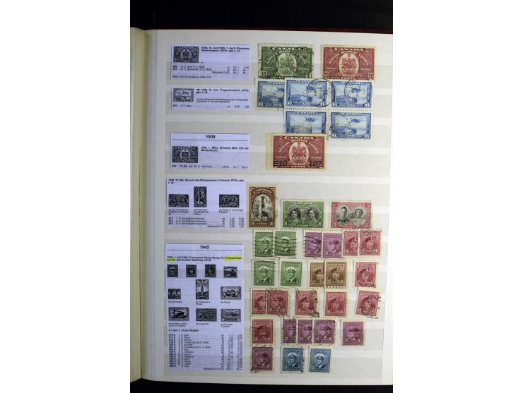 1857/1952, sehr schöne ungebrauchte und gestempelte Sammlung, dabei British Columbia, Vancouver Island, Canada, Neubraunschwe