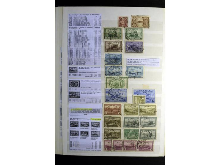 1857/1952, sehr schöne ungebrauchte und gestempelte Sammlung, dabei British Columbia, Vancouver Island, Canada, Neubraunschwe