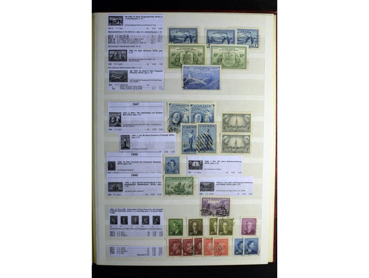 1857/1952, sehr schöne ungebrauchte und gestempelte Sammlung, dabei British Columbia, Vancouver Island, Canada, Neubraunschwe