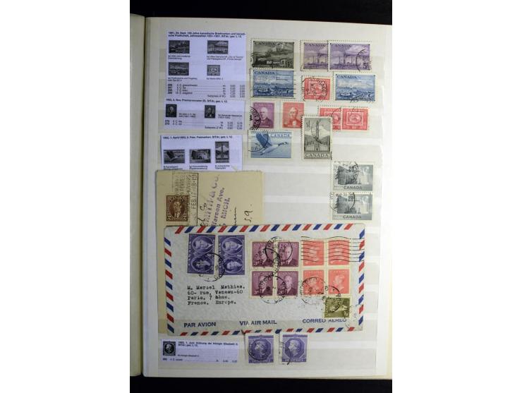 1857/1952, sehr schöne ungebrauchte und gestempelte Sammlung, dabei British Columbia, Vancouver Island, Canada, Neubraunschwe