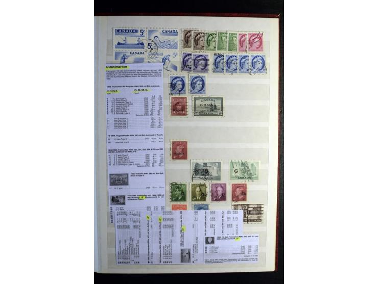 1857/1952, sehr schöne ungebrauchte und gestempelte Sammlung, dabei British Columbia, Vancouver Island, Canada, Neubraunschwe