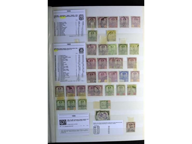 1867/1957, sehr schöne ungebrauchte und gestempelte Sammlung mit vielen besseren Werten, dabei u.a. Strait Settlements Mi.-Nr