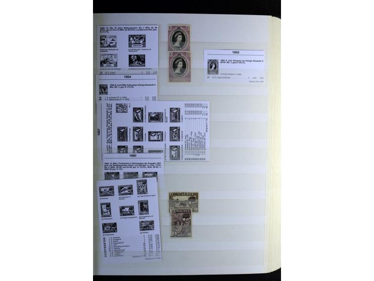 1867/1957, sehr schöne ungebrauchte und gestempelte Sammlung mit vielen besseren Werten, dabei u.a. Strait Settlements Mi.-Nr