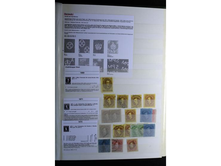 1867/1957, sehr schöne ungebrauchte und gestempelte Sammlung mit vielen besseren Werten, dabei u.a. Strait Settlements Mi.-Nr