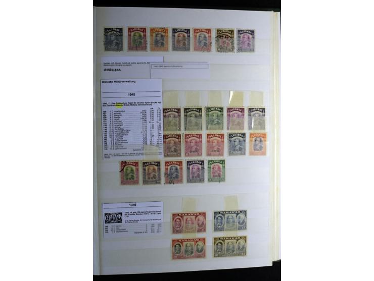 1867/1957, sehr schöne ungebrauchte und gestempelte Sammlung mit vielen besseren Werten, dabei u.a. Strait Settlements Mi.-Nr
