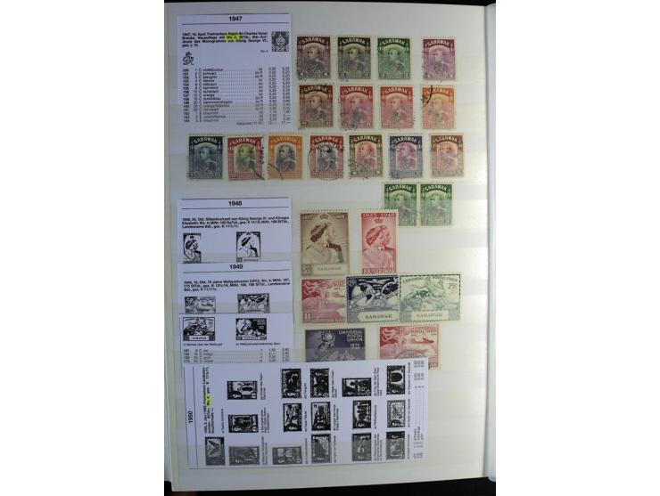 1867/1957, sehr schöne ungebrauchte und gestempelte Sammlung mit vielen besseren Werten, dabei u.a. Strait Settlements Mi.-Nr