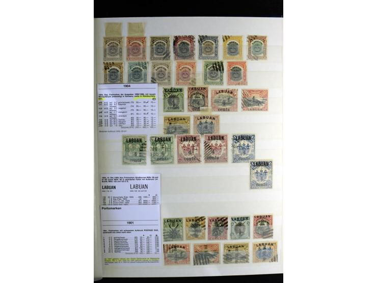 1867/1957, sehr schöne ungebrauchte und gestempelte Sammlung mit vielen besseren Werten, dabei u.a. Strait Settlements Mi.-Nr