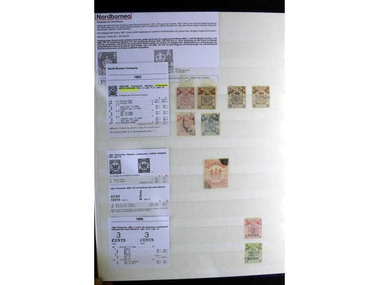 1867/1957, sehr schöne ungebrauchte und gestempelte Sammlung mit vielen besseren Werten, dabei u.a. Strait Settlements Mi.-Nr