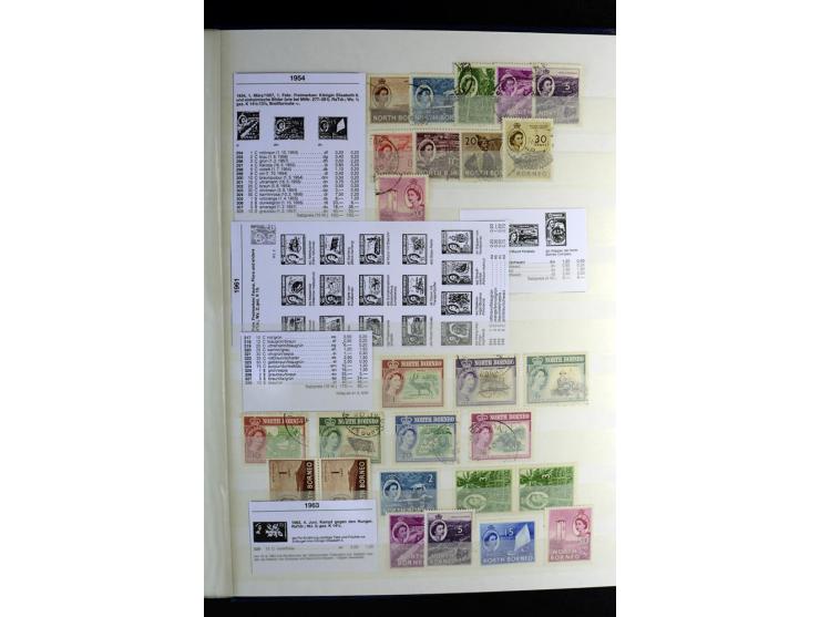 1867/1957, sehr schöne ungebrauchte und gestempelte Sammlung mit vielen besseren Werten, dabei u.a. Strait Settlements Mi.-Nr