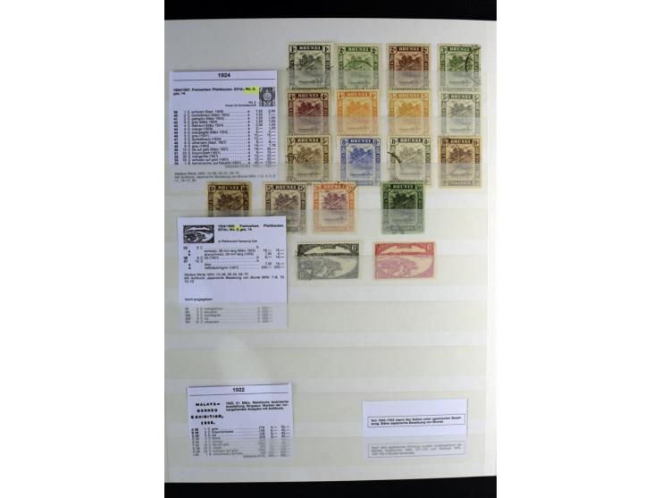 1867/1957, sehr schöne ungebrauchte und gestempelte Sammlung mit vielen besseren Werten, dabei u.a. Strait Settlements Mi.-Nr