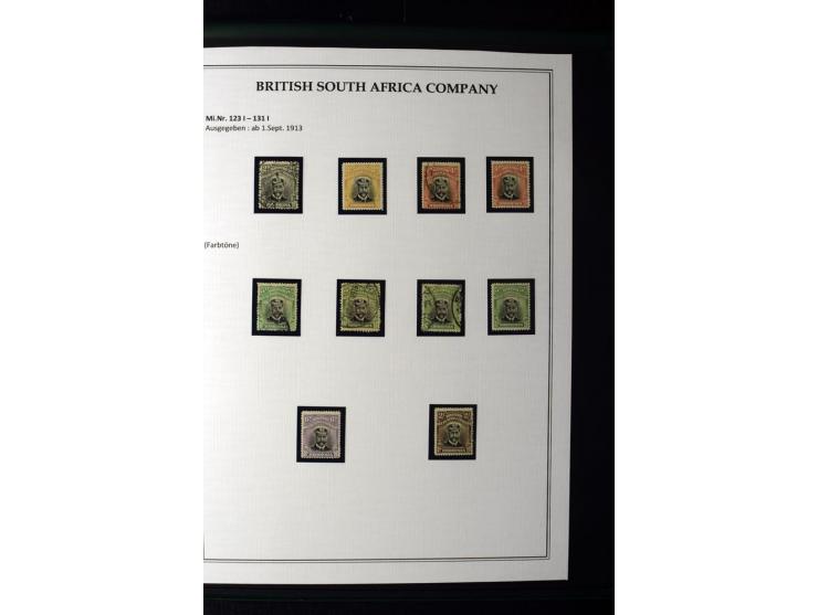 1892/1917, ungebrauchte und gestempelte Sammlung, nach Gibbons spezialisiert gesammelt, insbesondere 'Double Heads' und 'Admi