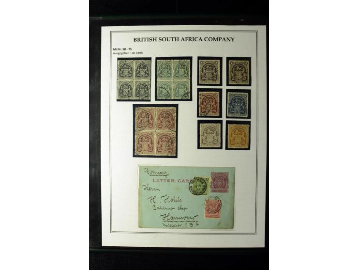 1892/1917, ungebrauchte und gestempelte Sammlung, nach Gibbons spezialisiert gesammelt, insbesondere 'Double Heads' und 'Admi