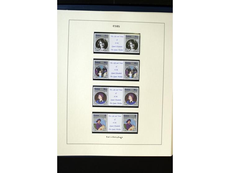 1962/2011, vierbändige postfrische Sammlung, dabei Einheiten, verschiedene Wasserzeichen, Kleinbogen, Zusammendrucke und Zwis