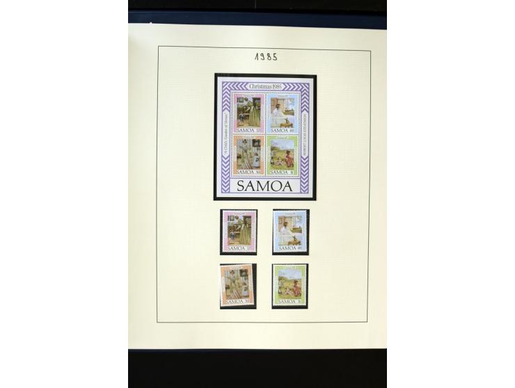 1962/2011, vierbändige postfrische Sammlung, dabei Einheiten, verschiedene Wasserzeichen, Kleinbogen, Zusammendrucke und Zwis