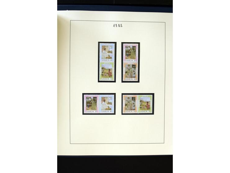 1962/2011, vierbändige postfrische Sammlung, dabei Einheiten, verschiedene Wasserzeichen, Kleinbogen, Zusammendrucke und Zwis