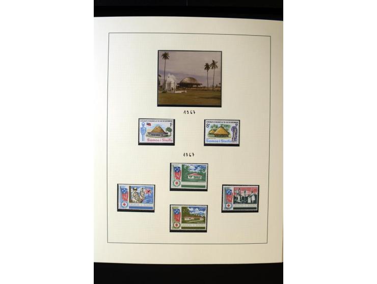 1962/2011, vierbändige postfrische Sammlung, dabei Einheiten, verschiedene Wasserzeichen, Kleinbogen, Zusammendrucke und Zwis