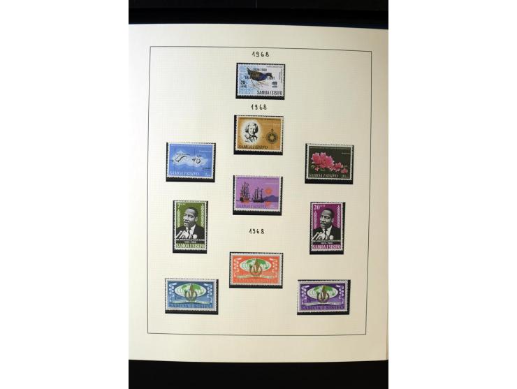 1962/2011, vierbändige postfrische Sammlung, dabei Einheiten, verschiedene Wasserzeichen, Kleinbogen, Zusammendrucke und Zwis