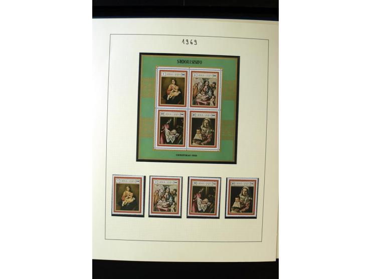 1962/2011, vierbändige postfrische Sammlung, dabei Einheiten, verschiedene Wasserzeichen, Kleinbogen, Zusammendrucke und Zwis