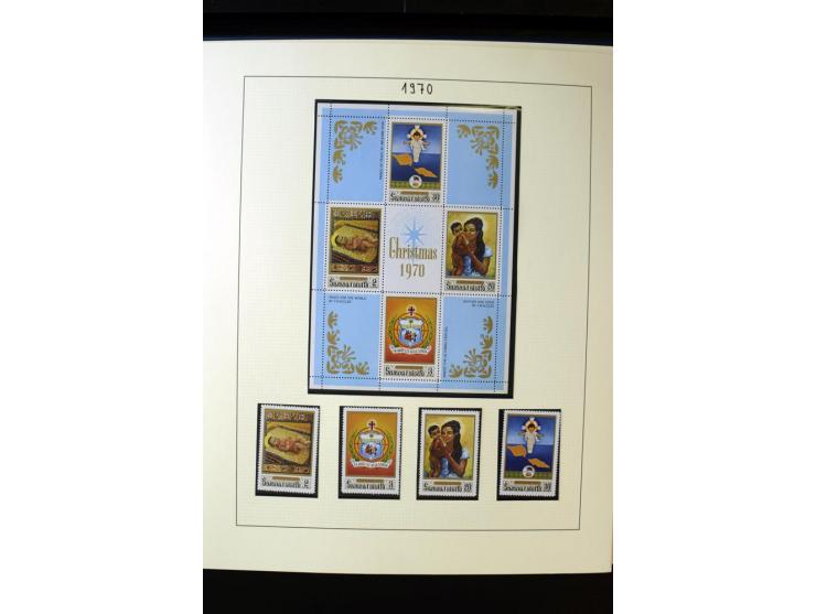 1962/2011, vierbändige postfrische Sammlung, dabei Einheiten, verschiedene Wasserzeichen, Kleinbogen, Zusammendrucke und Zwis