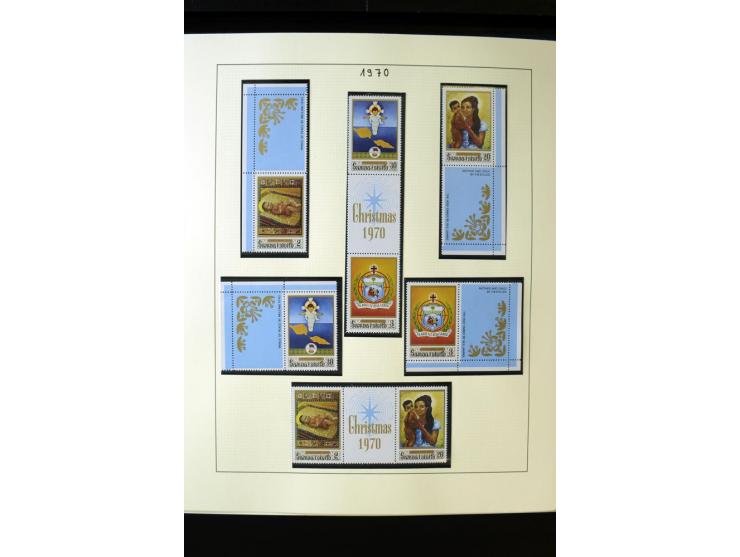 1962/2011, vierbändige postfrische Sammlung, dabei Einheiten, verschiedene Wasserzeichen, Kleinbogen, Zusammendrucke und Zwis