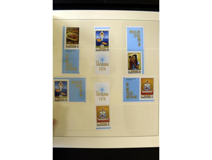 1962/2011, vierbändige postfrische Sammlung, dabei Einheiten, verschiedene Wasserzeichen, Kleinbogen, Zusammendrucke und Zwis