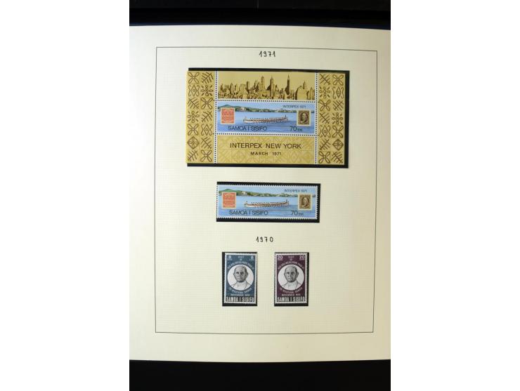 1962/2011, vierbändige postfrische Sammlung, dabei Einheiten, verschiedene Wasserzeichen, Kleinbogen, Zusammendrucke und Zwis