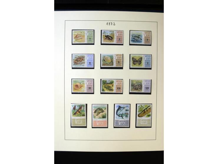 1962/2011, vierbändige postfrische Sammlung, dabei Einheiten, verschiedene Wasserzeichen, Kleinbogen, Zusammendrucke und Zwis