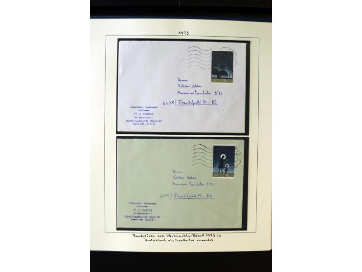 1962/2011, vierbändige postfrische Sammlung, dabei Einheiten, verschiedene Wasserzeichen, Kleinbogen, Zusammendrucke und Zwis
