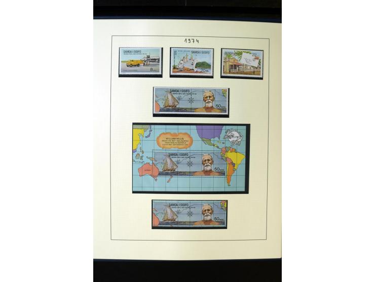 1962/2011, vierbändige postfrische Sammlung, dabei Einheiten, verschiedene Wasserzeichen, Kleinbogen, Zusammendrucke und Zwis