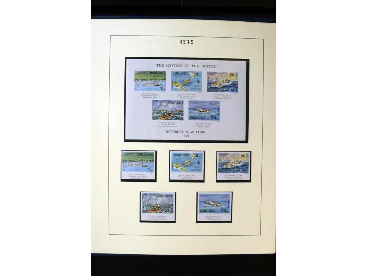1962/2011, vierbändige postfrische Sammlung, dabei Einheiten, verschiedene Wasserzeichen, Kleinbogen, Zusammendrucke und Zwis