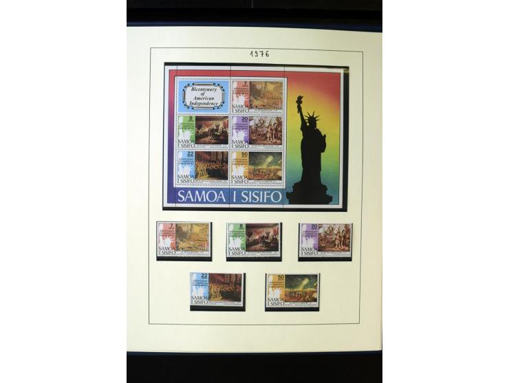 1962/2011, vierbändige postfrische Sammlung, dabei Einheiten, verschiedene Wasserzeichen, Kleinbogen, Zusammendrucke und Zwis