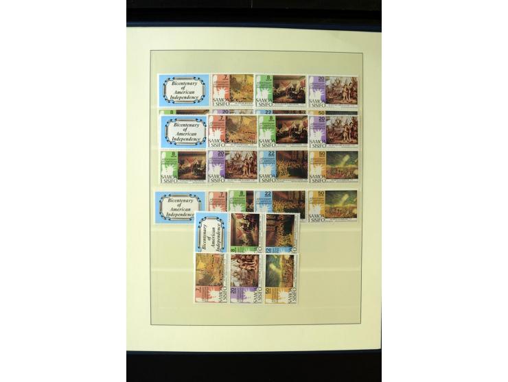 1962/2011, vierbändige postfrische Sammlung, dabei Einheiten, verschiedene Wasserzeichen, Kleinbogen, Zusammendrucke und Zwis