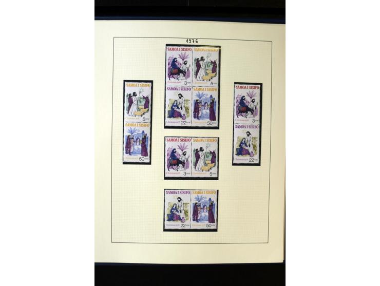 1962/2011, vierbändige postfrische Sammlung, dabei Einheiten, verschiedene Wasserzeichen, Kleinbogen, Zusammendrucke und Zwis