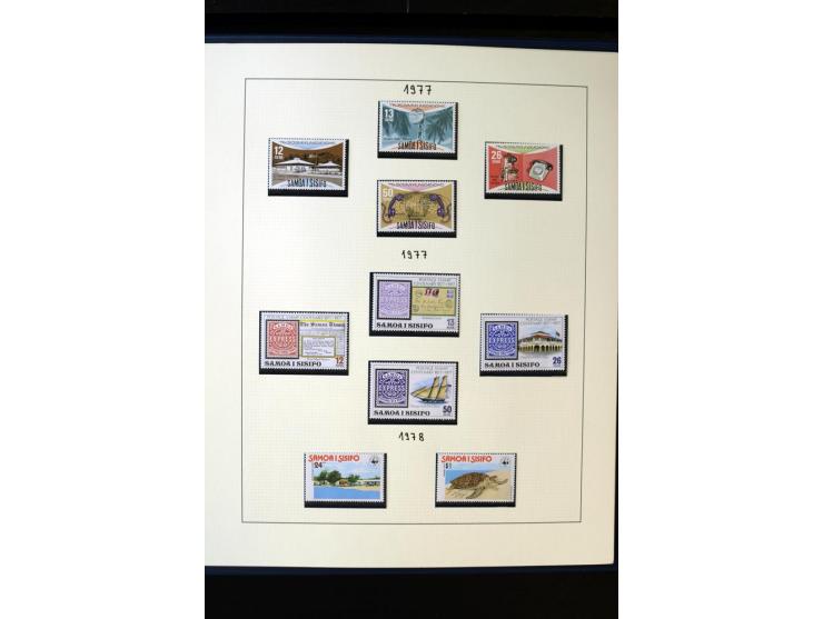 1962/2011, vierbändige postfrische Sammlung, dabei Einheiten, verschiedene Wasserzeichen, Kleinbogen, Zusammendrucke und Zwis
