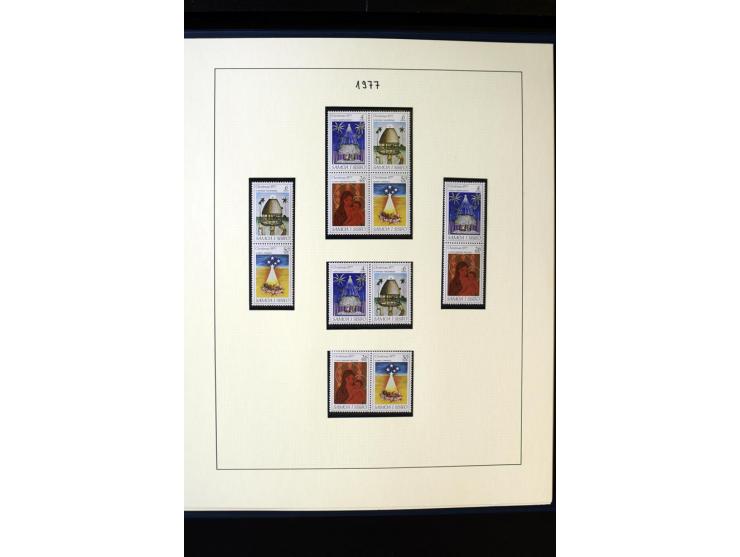 1962/2011, vierbändige postfrische Sammlung, dabei Einheiten, verschiedene Wasserzeichen, Kleinbogen, Zusammendrucke und Zwis