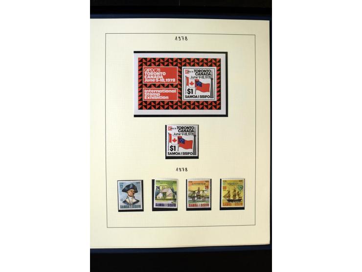 1962/2011, vierbändige postfrische Sammlung, dabei Einheiten, verschiedene Wasserzeichen, Kleinbogen, Zusammendrucke und Zwis