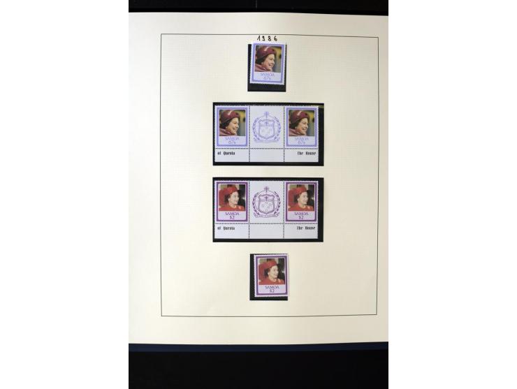 1962/2011, vierbändige postfrische Sammlung, dabei Einheiten, verschiedene Wasserzeichen, Kleinbogen, Zusammendrucke und Zwis