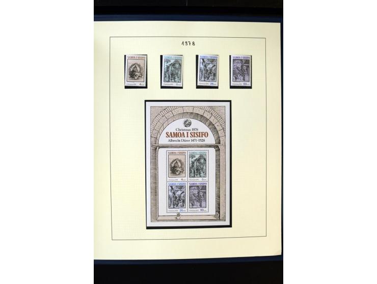 1962/2011, vierbändige postfrische Sammlung, dabei Einheiten, verschiedene Wasserzeichen, Kleinbogen, Zusammendrucke und Zwis