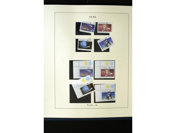 1962/2011, vierbändige postfrische Sammlung, dabei Einheiten, verschiedene Wasserzeichen, Kleinbogen, Zusammendrucke und Zwis