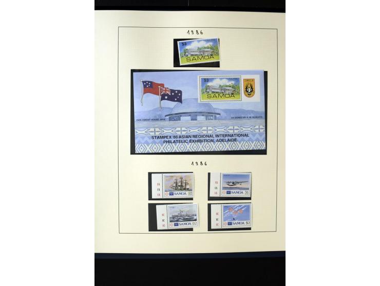 1962/2011, vierbändige postfrische Sammlung, dabei Einheiten, verschiedene Wasserzeichen, Kleinbogen, Zusammendrucke und Zwis