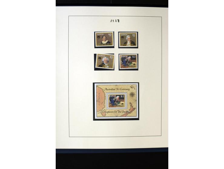 1962/2011, vierbändige postfrische Sammlung, dabei Einheiten, verschiedene Wasserzeichen, Kleinbogen, Zusammendrucke und Zwis