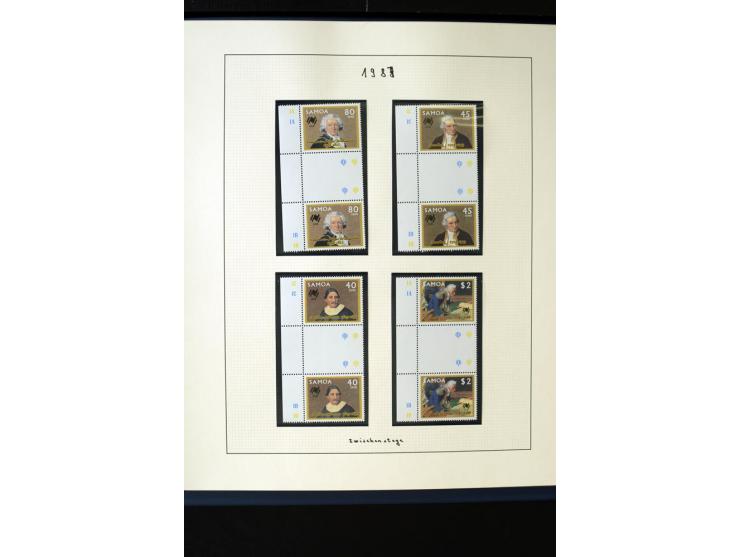 1962/2011, vierbändige postfrische Sammlung, dabei Einheiten, verschiedene Wasserzeichen, Kleinbogen, Zusammendrucke und Zwis