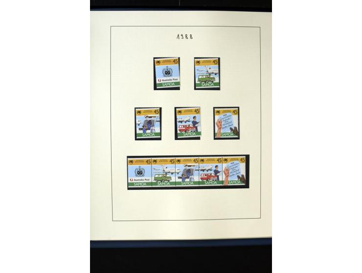 1962/2011, vierbändige postfrische Sammlung, dabei Einheiten, verschiedene Wasserzeichen, Kleinbogen, Zusammendrucke und Zwis