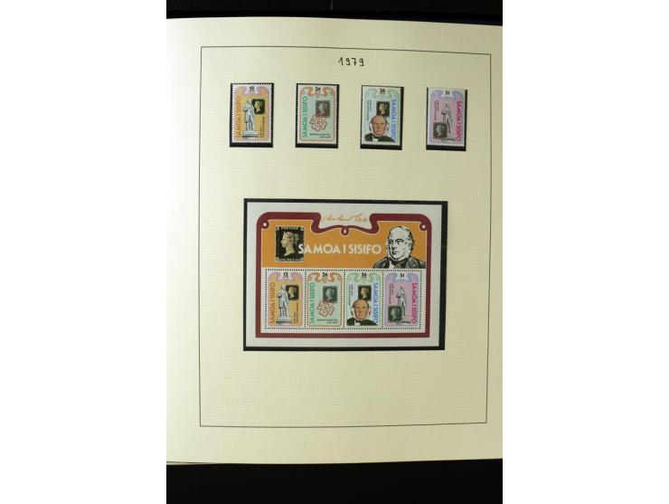 1962/2011, vierbändige postfrische Sammlung, dabei Einheiten, verschiedene Wasserzeichen, Kleinbogen, Zusammendrucke und Zwis