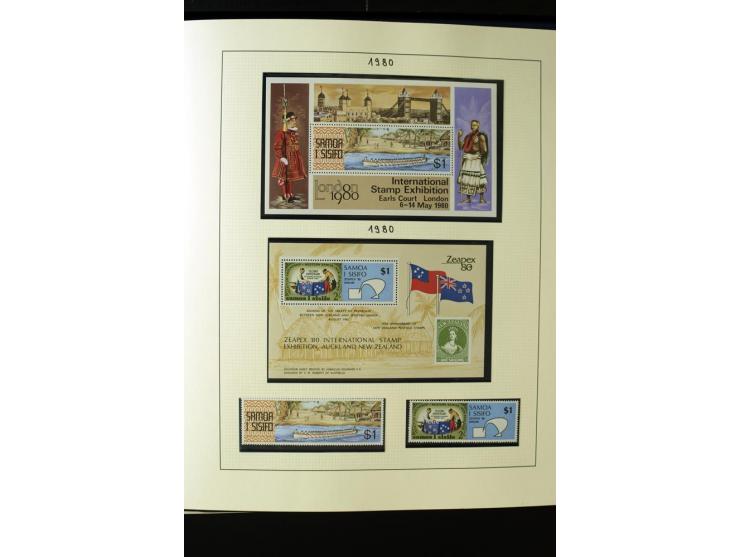 1962/2011, vierbändige postfrische Sammlung, dabei Einheiten, verschiedene Wasserzeichen, Kleinbogen, Zusammendrucke und Zwis