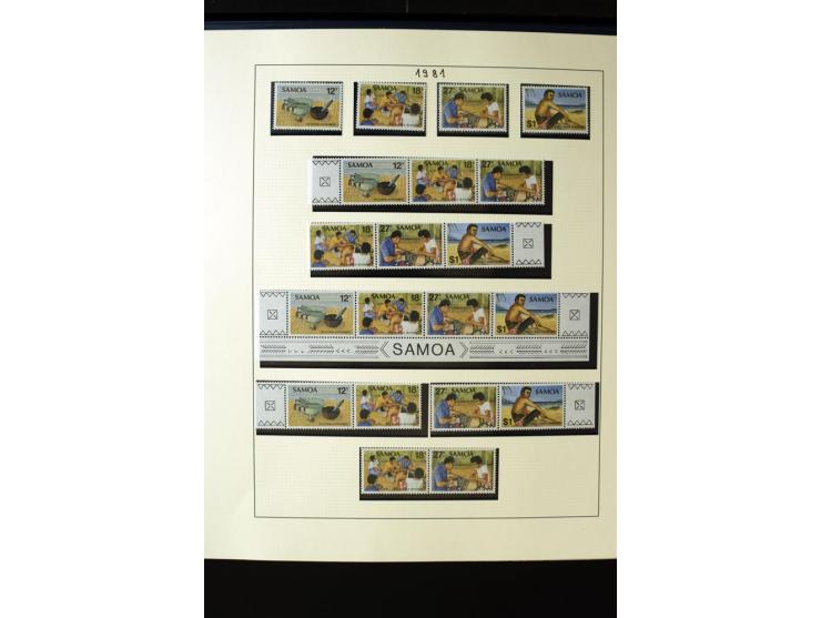1962/2011, vierbändige postfrische Sammlung, dabei Einheiten, verschiedene Wasserzeichen, Kleinbogen, Zusammendrucke und Zwis