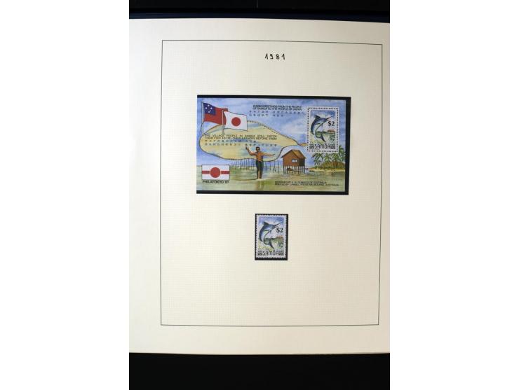 1962/2011, vierbändige postfrische Sammlung, dabei Einheiten, verschiedene Wasserzeichen, Kleinbogen, Zusammendrucke und Zwis