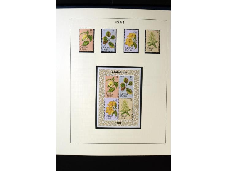 1962/2011, vierbändige postfrische Sammlung, dabei Einheiten, verschiedene Wasserzeichen, Kleinbogen, Zusammendrucke und Zwis